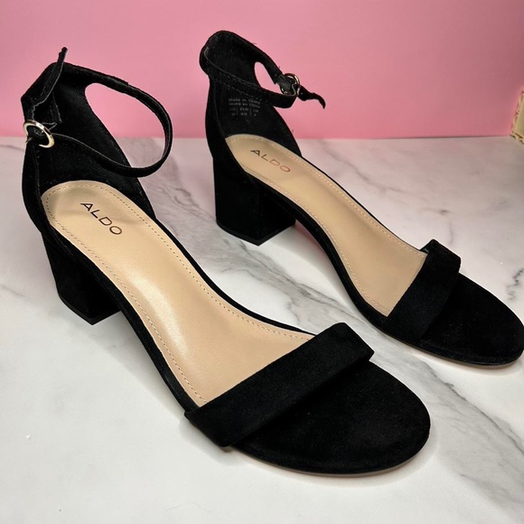 Black strappy-heeled sandals from aldo - Picture 3 of 4